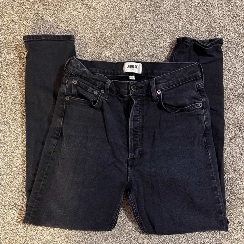Agolde Midnight Black Jeans